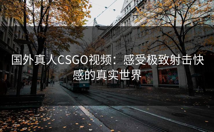 国外真人CSGO视频:感受极致射击快感的真实世界 国外真人CSGO视频:感受极致射击快感的真实世界